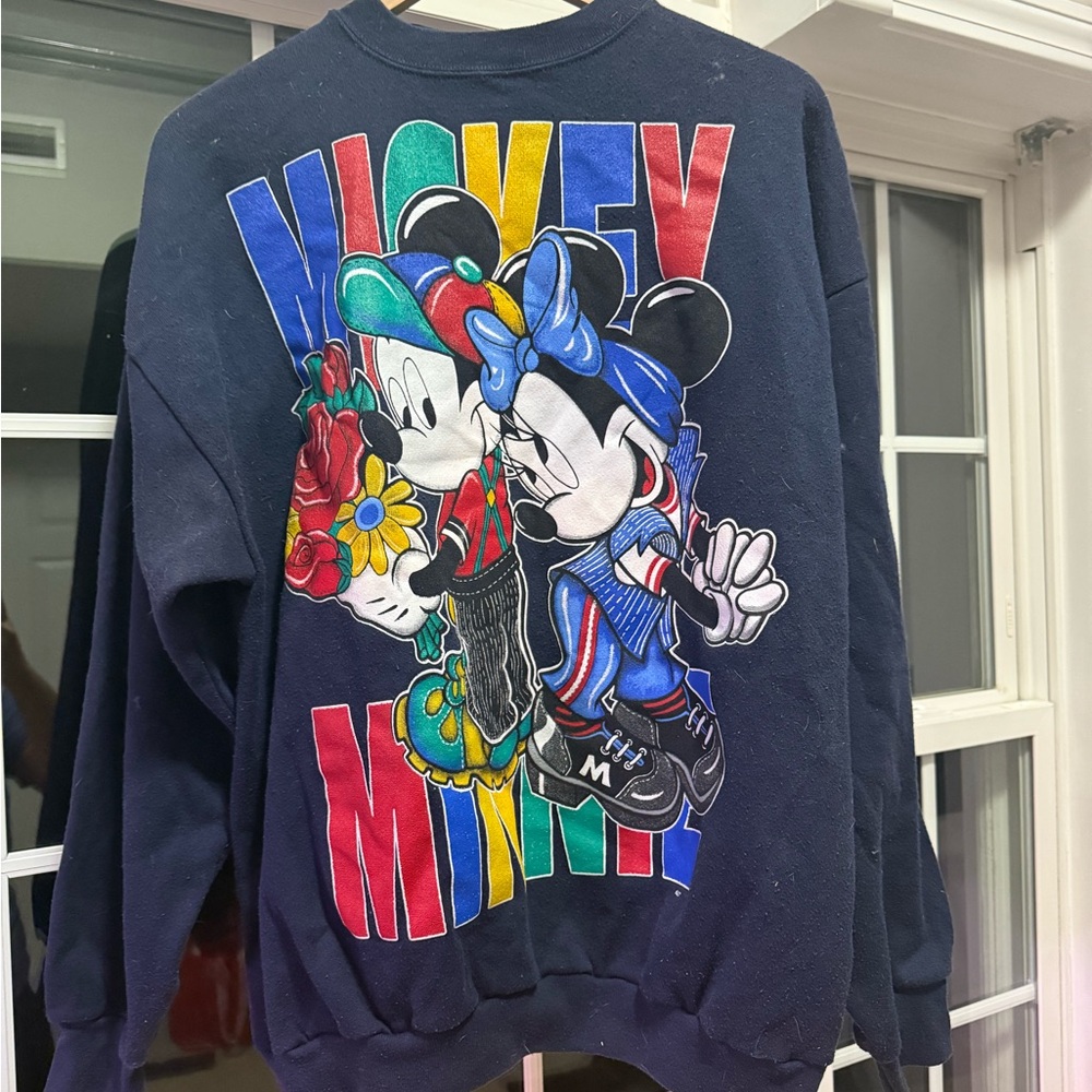 Mickey and Minnie Graphic Sweatshirt